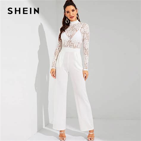 shein white jumpsuit|shein white jumpsuits for women.